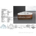 Ceramic Hydromassage Bathtub VK-C305